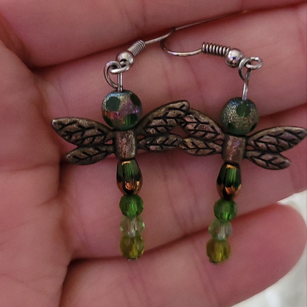 Dragonfly earrings